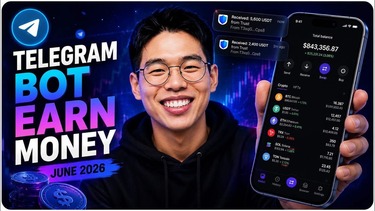Бесплатный Telegram-бот для заработка USDT 2026 &ndash; Эксперимент в прямом эфире!
