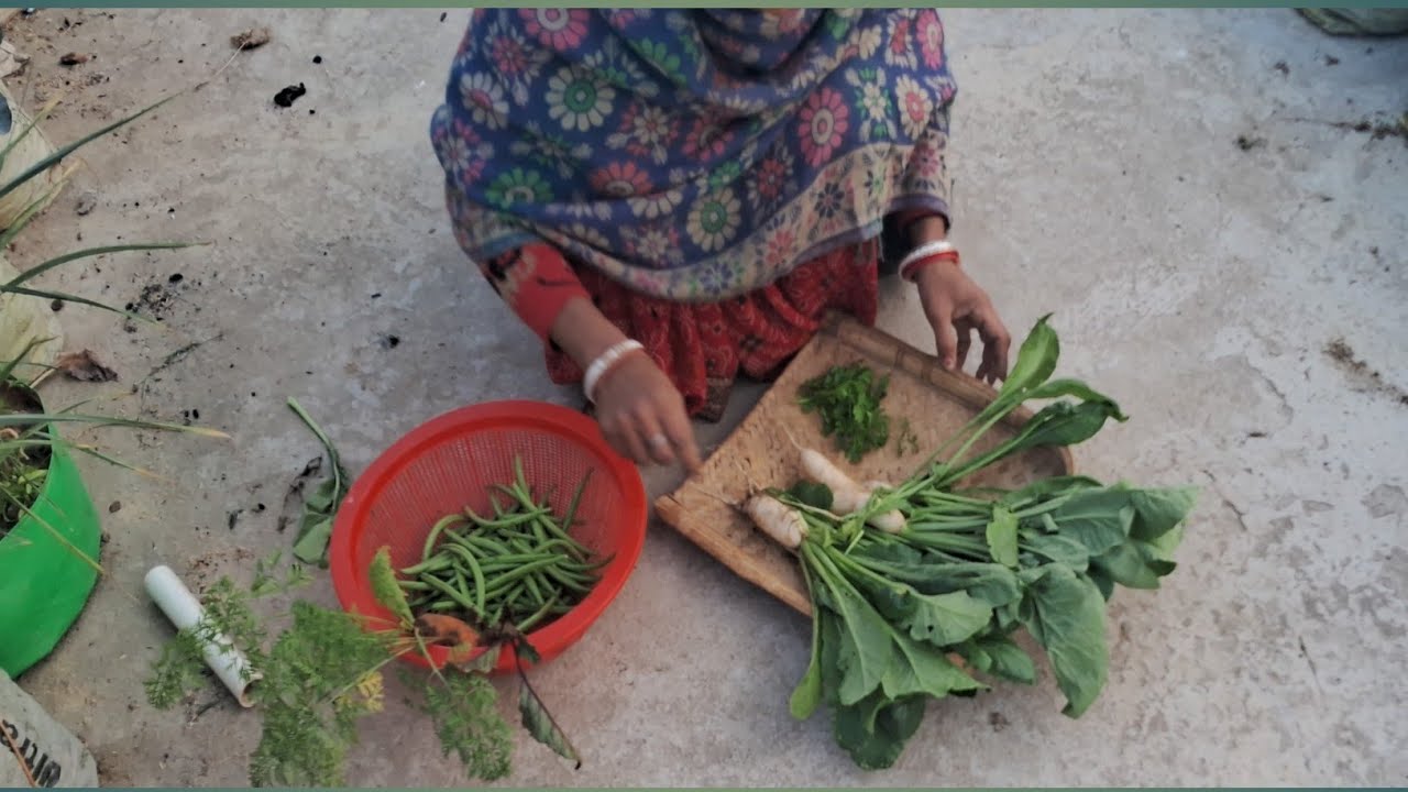 #winter में इतना harvesting वो भी organic  #terrace garden #jharkhandilife 