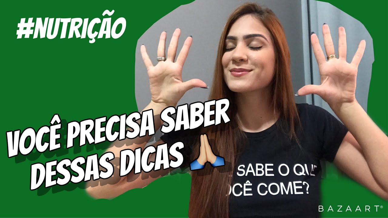 10 DICAS ESSENCIAIS PARA ESTUDANTES DE NUTRIÇÃO