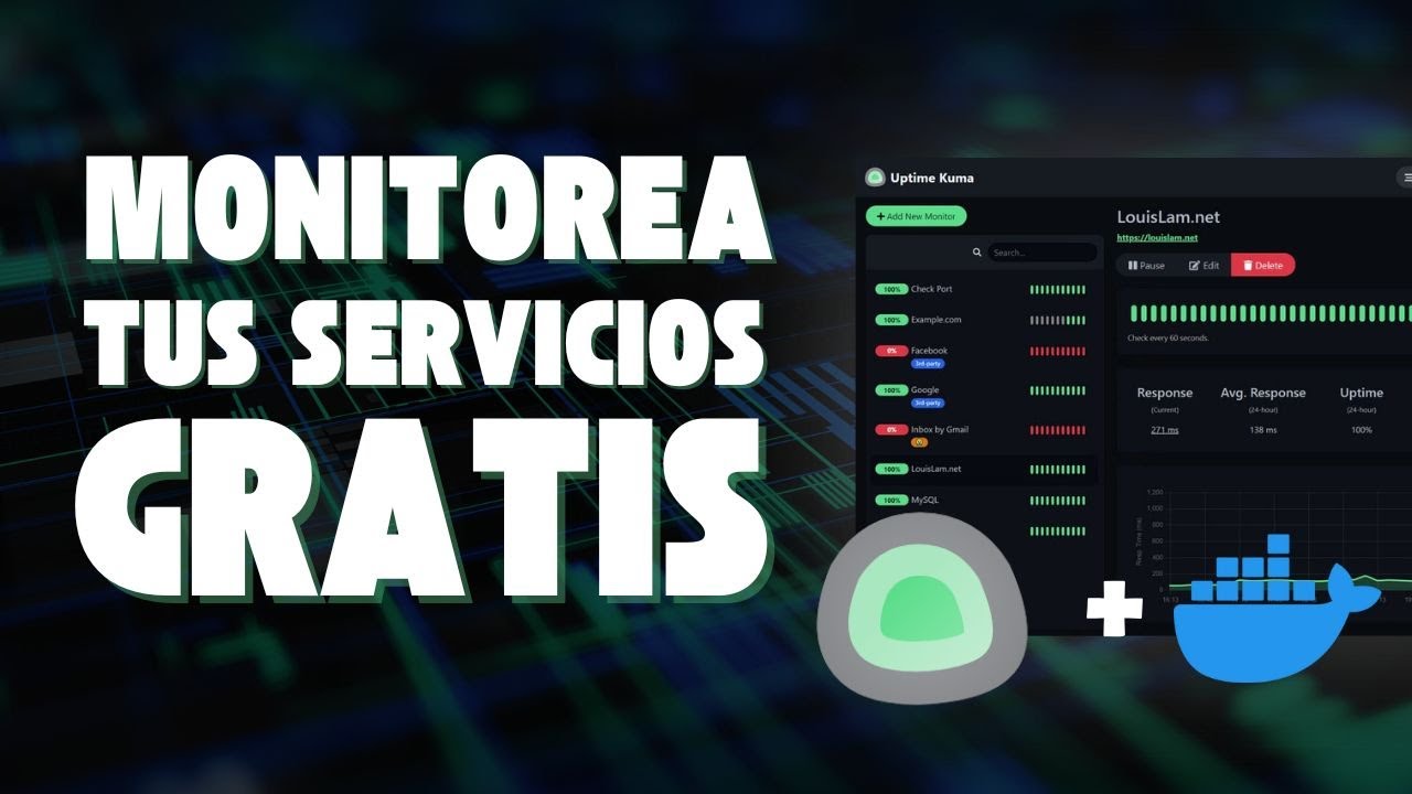 Monitorea tus servicios GRATIS con UPTIME KUMA en Docker | Guía rápida paso a paso