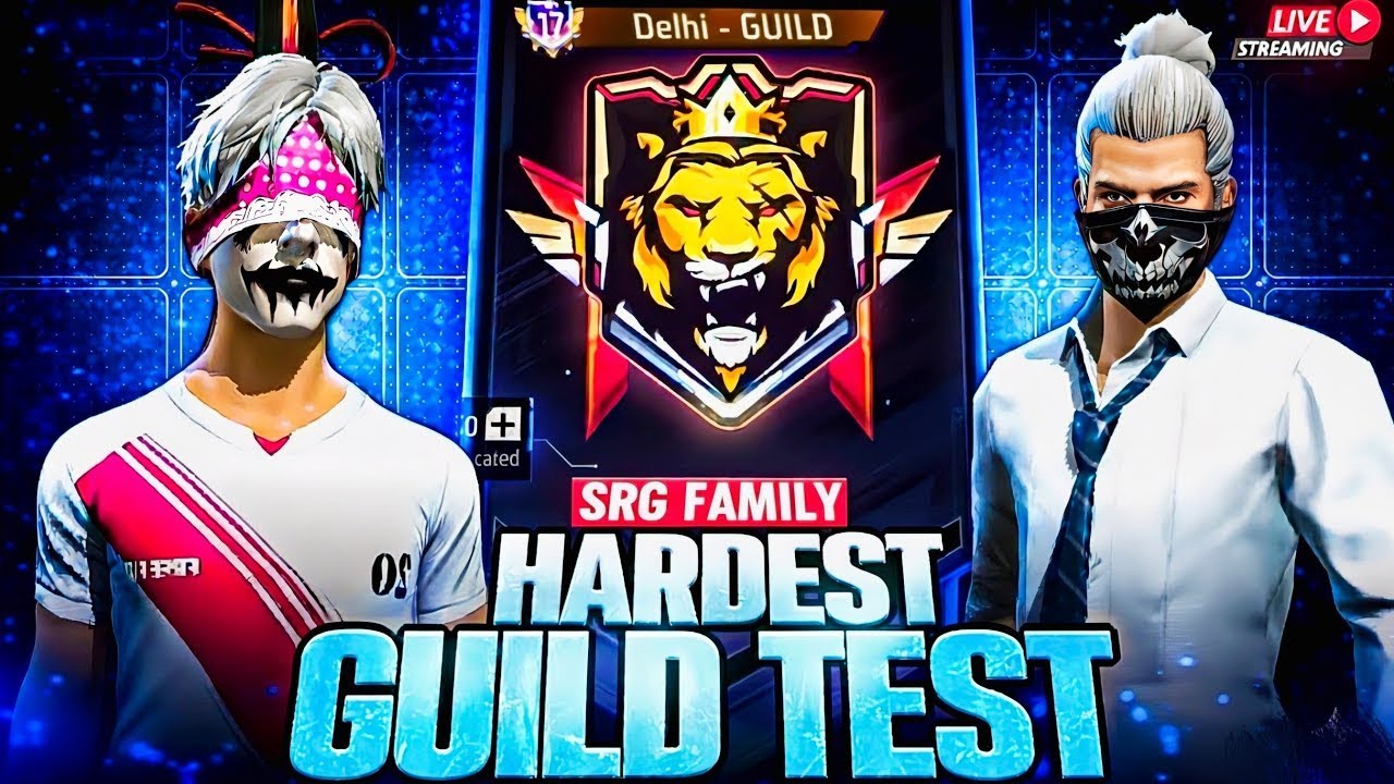 FREE FIRE LIVE👻GARENA FREE FIRE💀GUILD TEST LIVE 