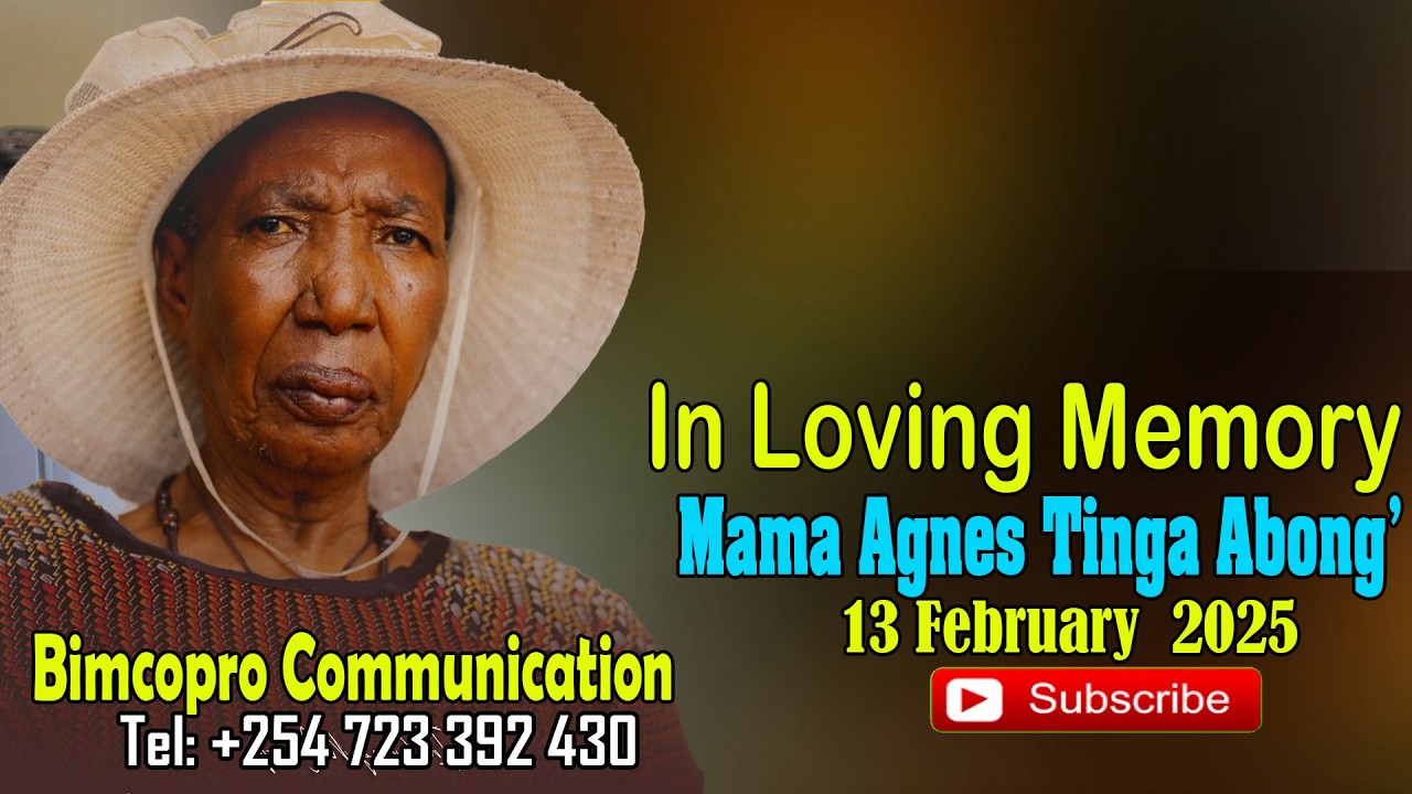 In Loving Memory Agnes Tinga  Abon'g  ( Nya Gare)