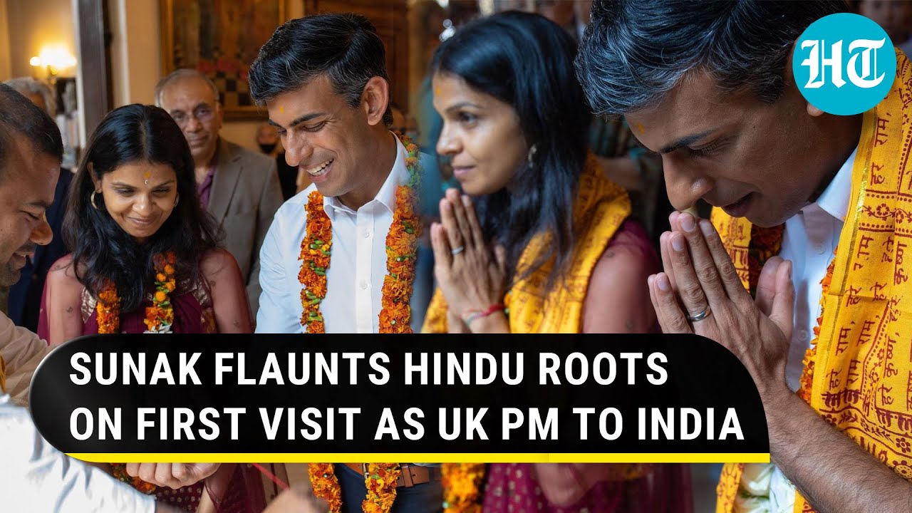 Rishi Sunak Calls Himself 'Proud Hindu' On His First India Visit As UK PM | Watch