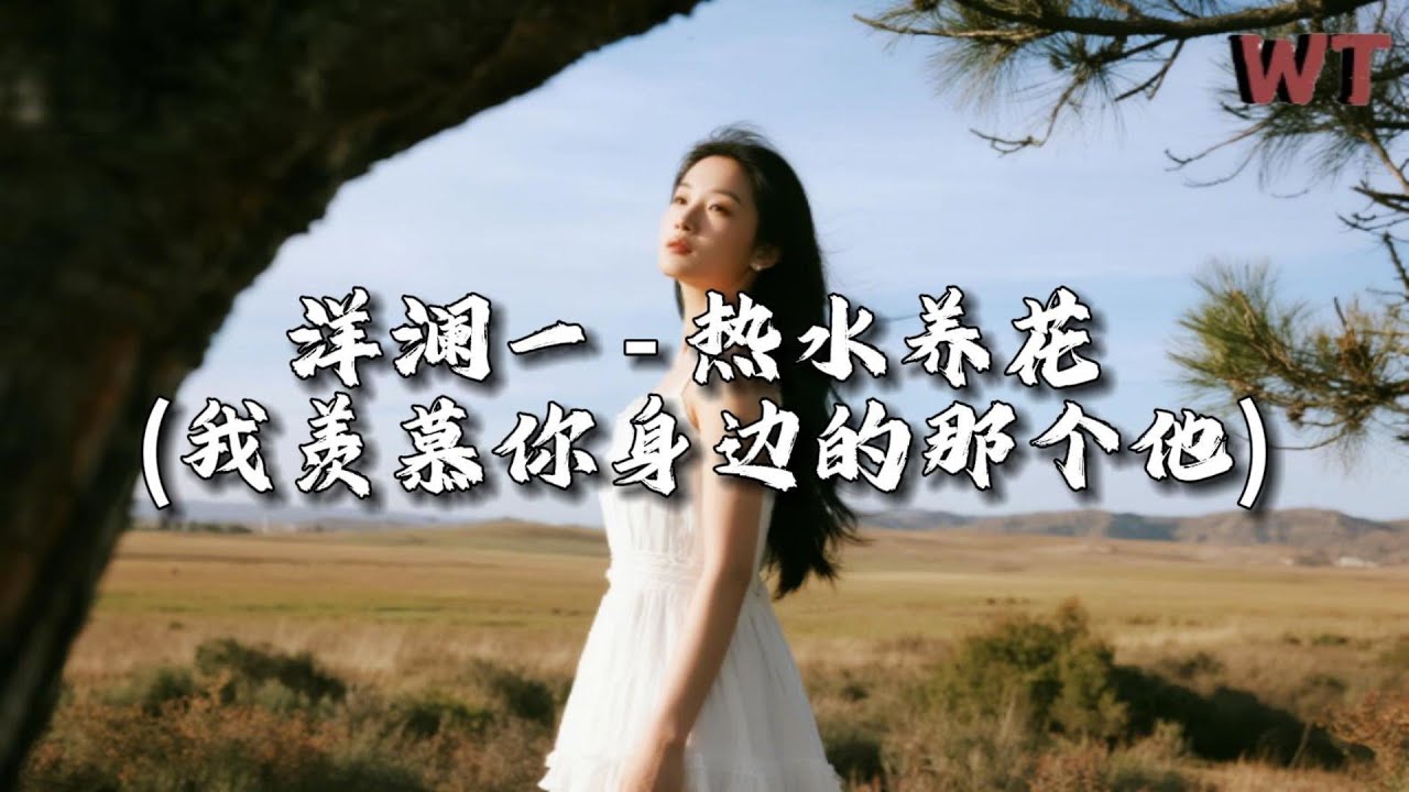 洋澜一 - 热水养花（我羡慕你身边的那个他）『为何你对她的热情像热水养花，而你对我的态度 如冷水泡茶。』【动态歌词MV】