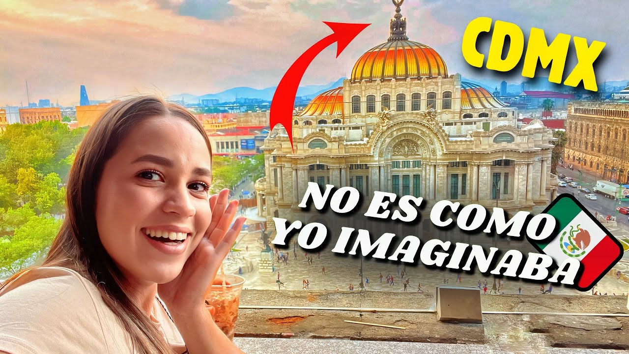 NUNCA pensé que la CDMX 🇲🇽 fuera tan IMPRESIONANTE. Cubana reacciona a BELLAS ARTES.