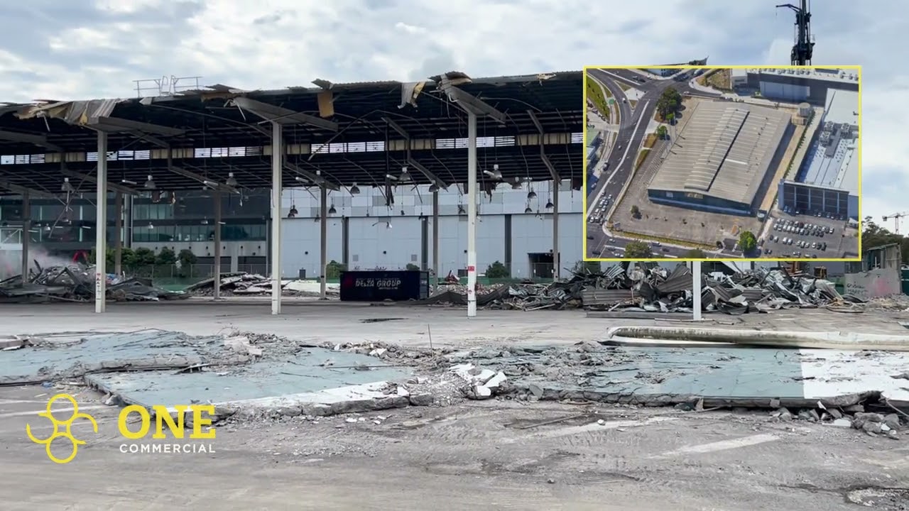 Bunnings Alexandria - Site Demolition - Out with the old... in with the new.