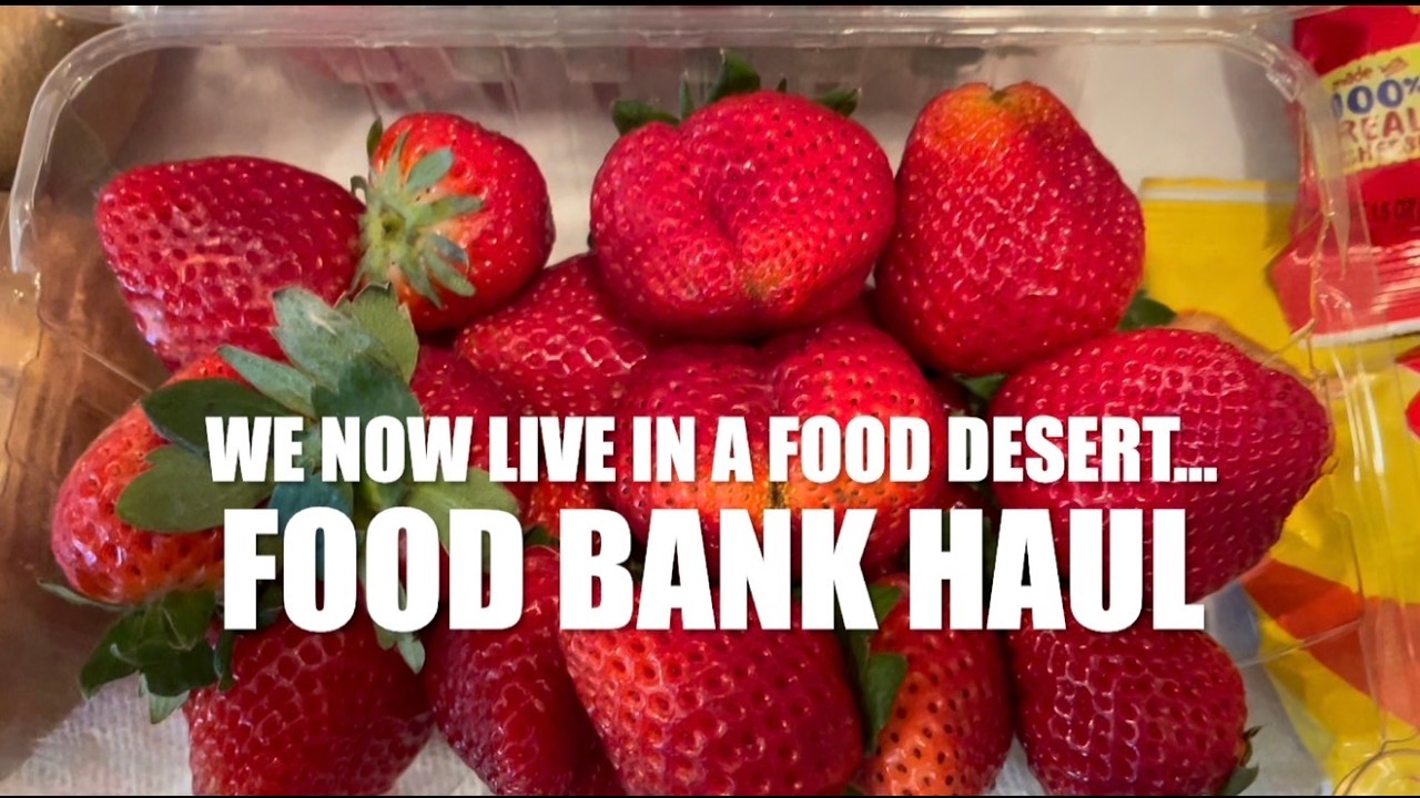 Food Bank Haul #200 - WE NOW LIVE IN A FOOD DESERT ! #foodbankhaul  #foodpantryhaul #dumpsterdiving