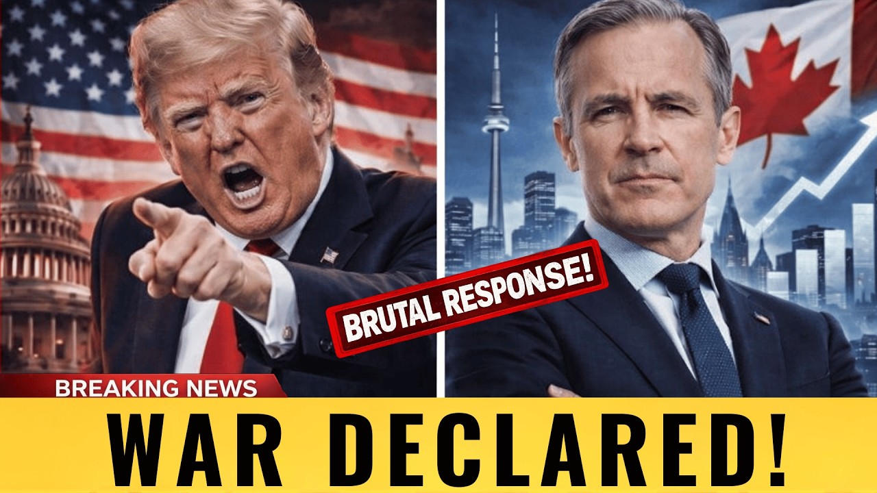 BREAKING: Trump DECLARES War on Canada — Carney’s Counter Shocks the World