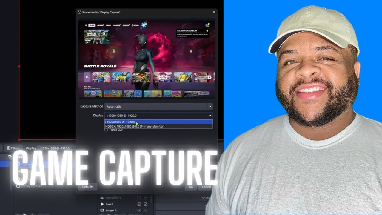 How to ADD a GAME CAPTURE In OBS STUDIO // Game Capture In OBS STUDIO (2025)