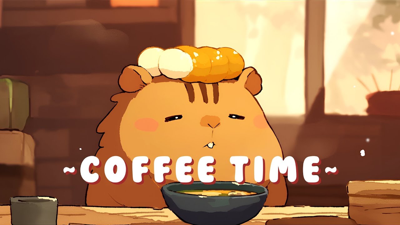 [Long Session] Capybara Beat Station - Ambient Study Beats Mix ~ Zen Moments ~ 🦫 🎵 🌙