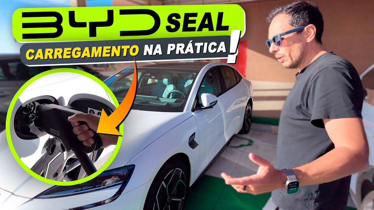 Carregando o BYD Seal na Estrada… ai ai ai #macmasi #byd #bydseal seal