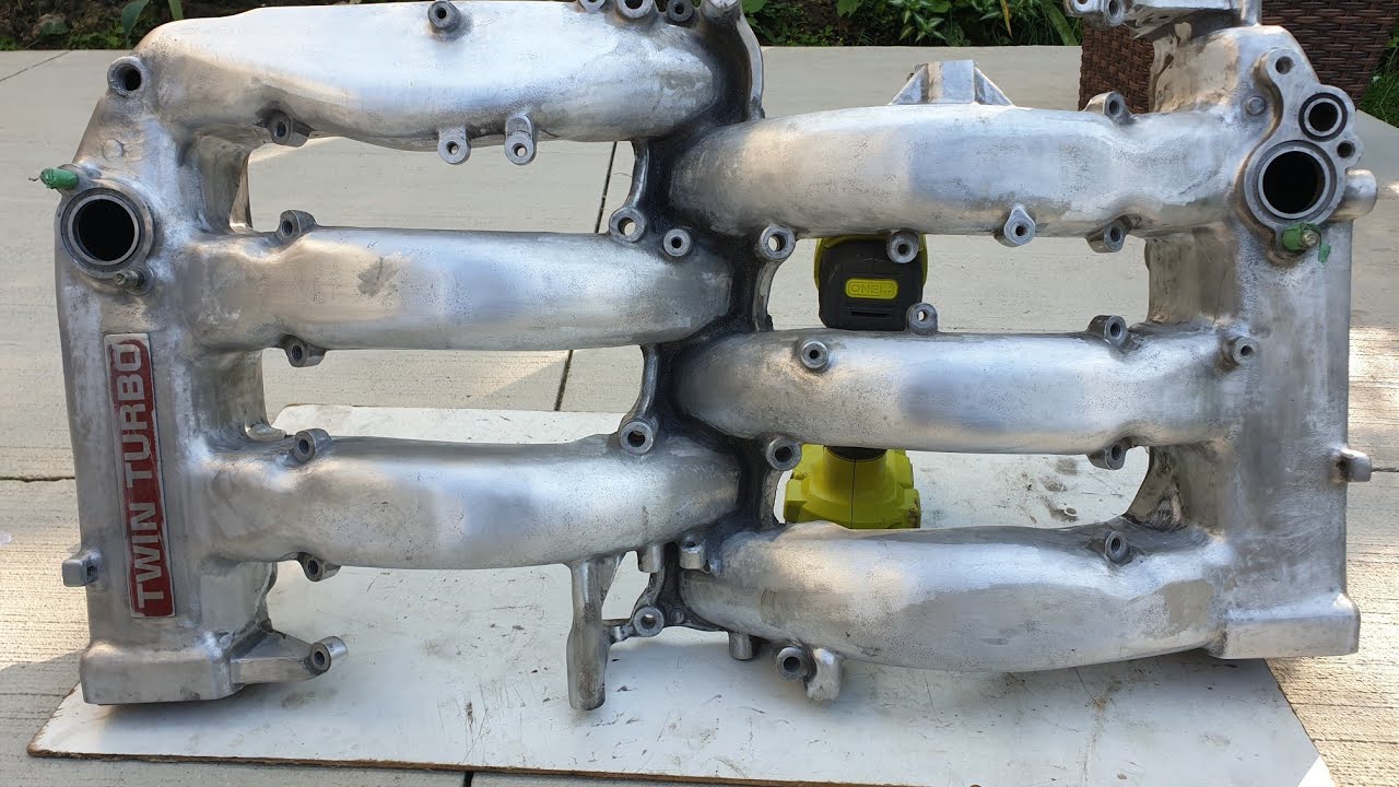 Nissan 300zx Intake Plenum Polishing Project Part One. #300zx #Plenum #300zxTT  #Fairladyz #Z32