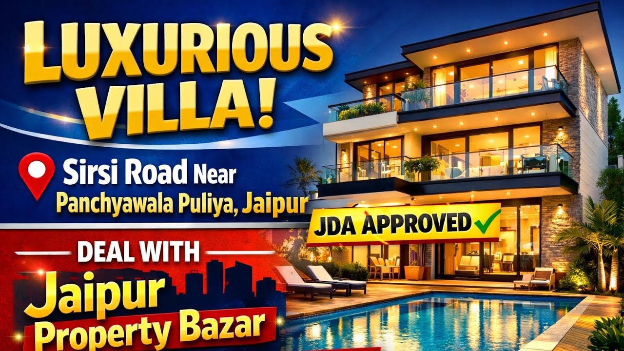 Luxurious Villa available for sale Vaishali Nagar Jaipur Rajasthan||8005764714||JDA approved Villa