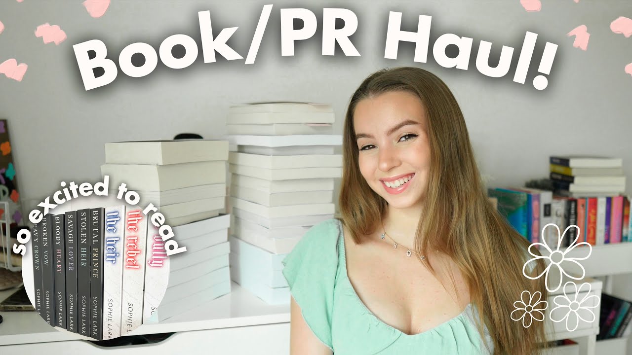 book haul and pr unboxing ♡ isabella gerli