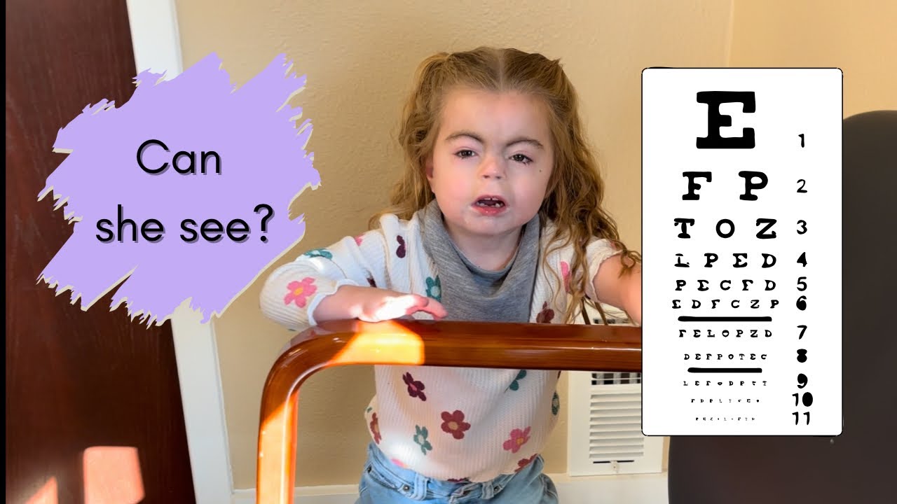 A trip to the pediatric eye doctor.