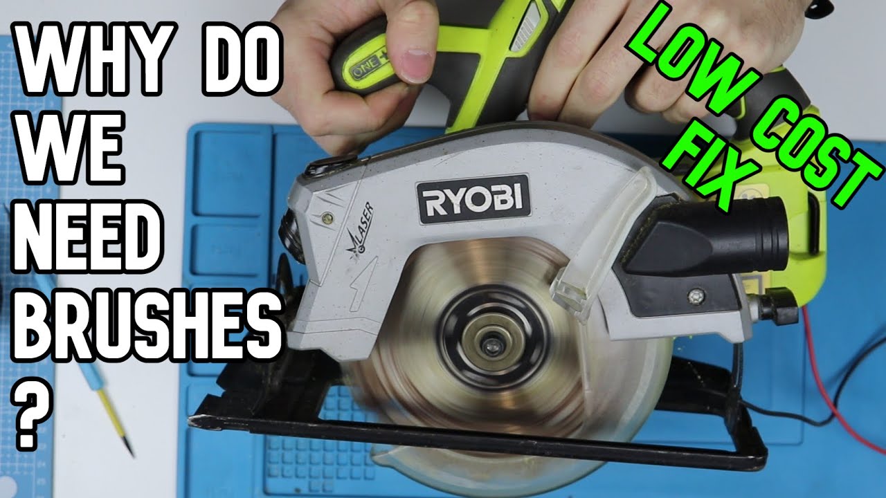 How hard is it to replace the brushes in the Ryobi 18V circular saw?
