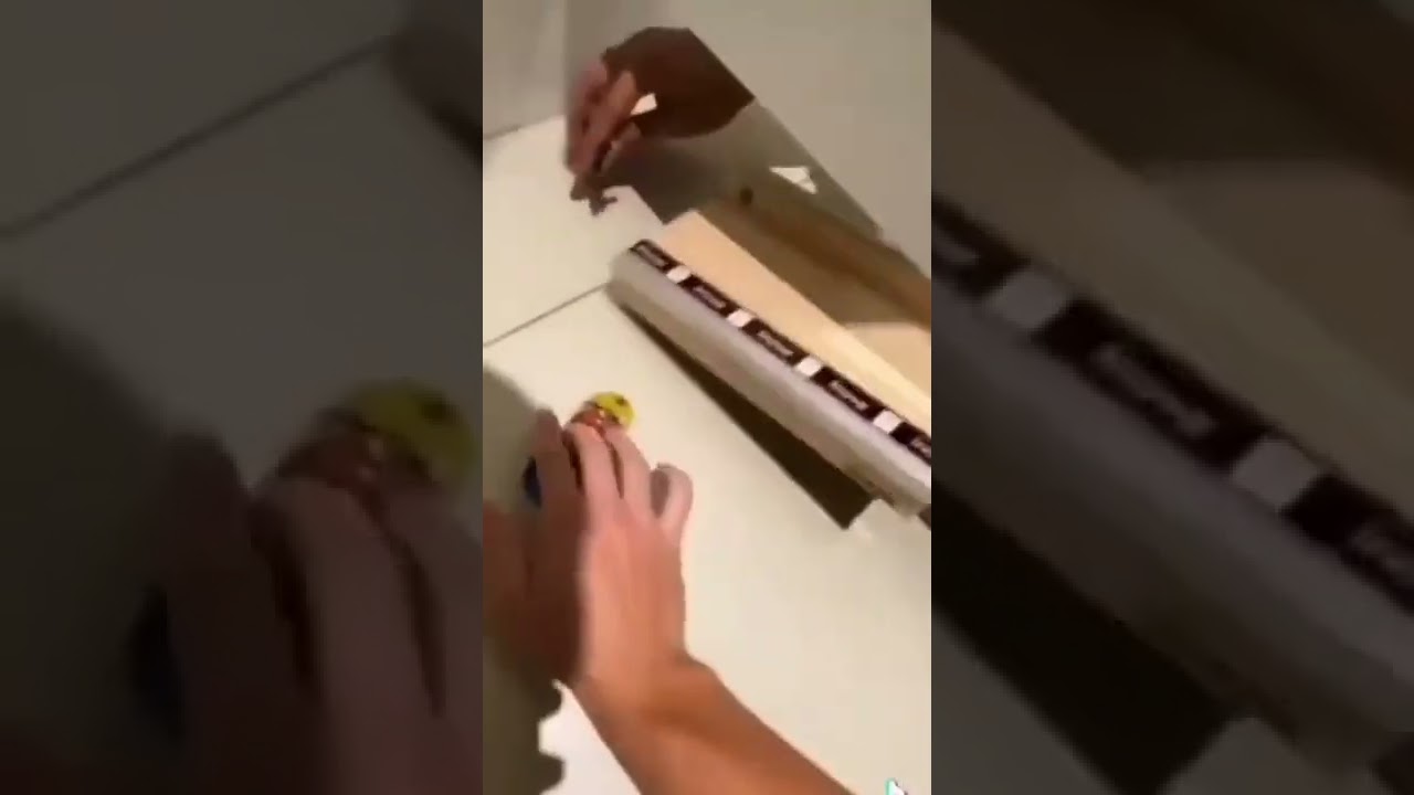 Fingerboarding in Bathroom Meme