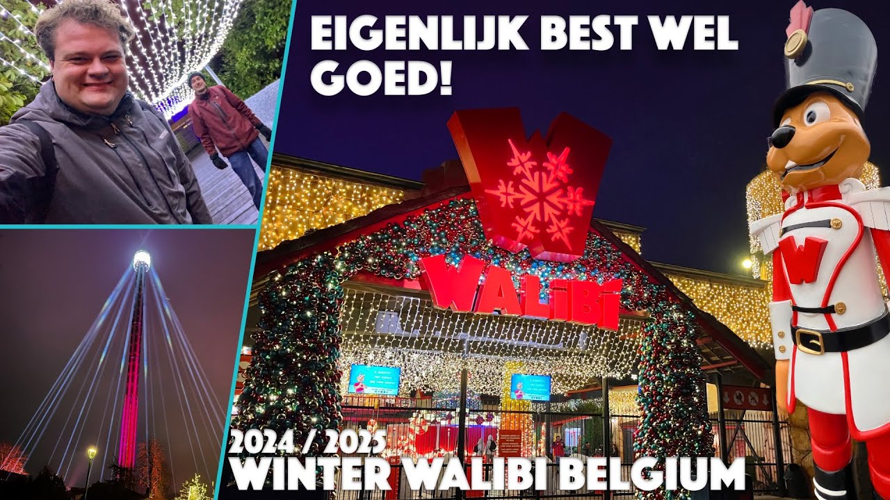 Walibi Winter! Het Kerst event van Walibi Belgium - Review