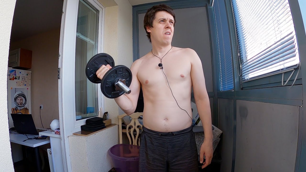 Back to Workout - Biceps. My Balcony Gym