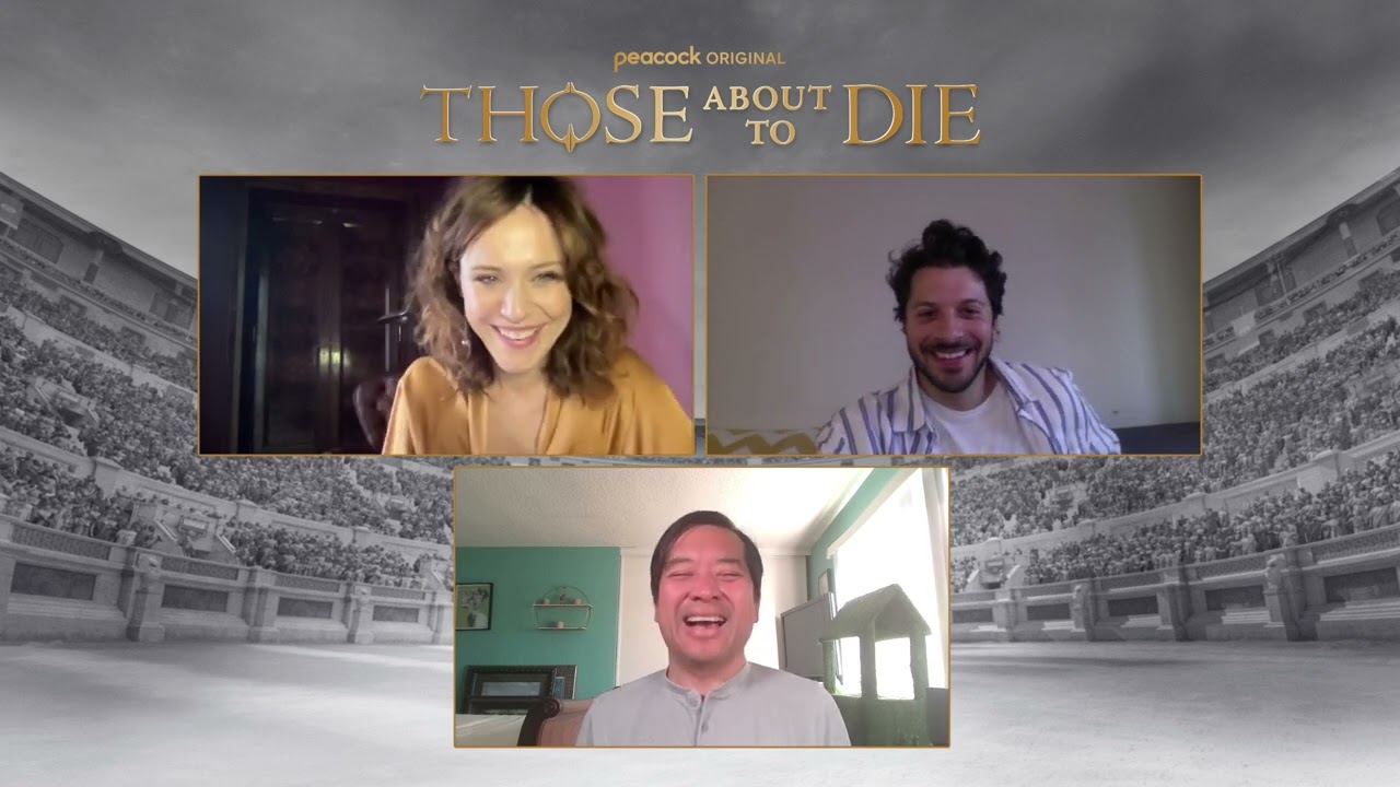Gabriella Pession and Dimitri Leonidas Interview for Peacock's Those About to Die