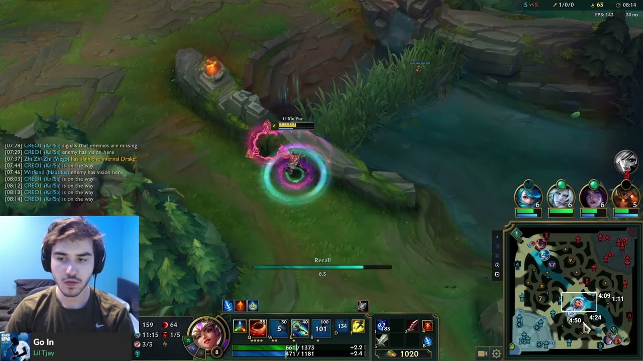JohnnyFast Qiyana vs Adrian Riven