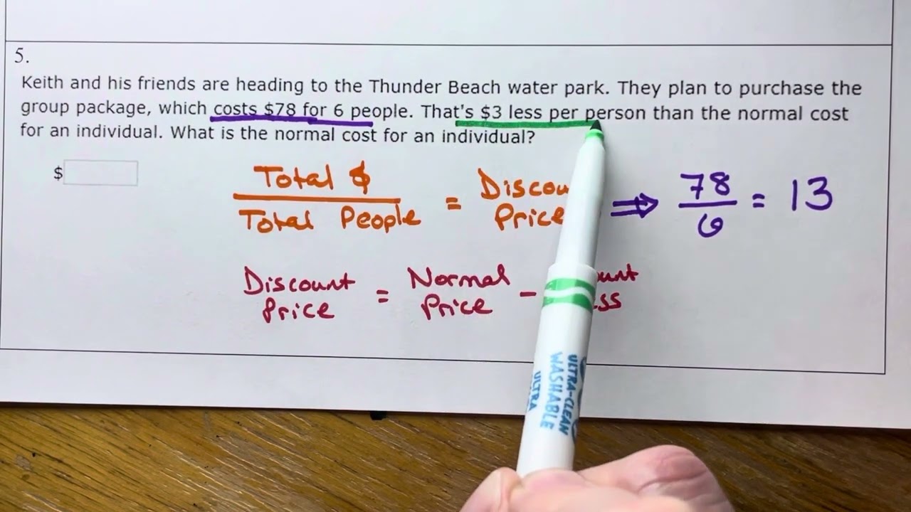 Solve One-Step & Two-Step Linear Equations: Word Problems (Example 5)