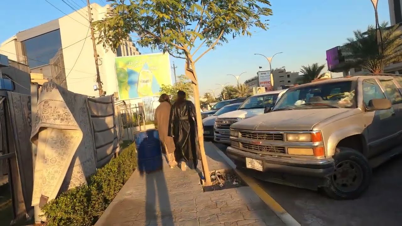 Baghdad Irak Street Walk January 2026, Jamia Street [4K]