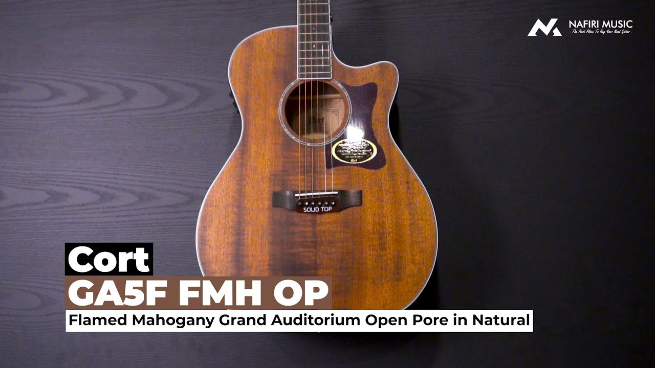 Cort GA5F FMH OP Flamed Mahogany Grand Auditorium