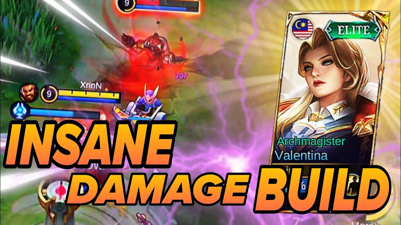 VALENTINA TOP 1 GLOBAL BUILD | VALENTINA BEST MID LANE BUILD | MOBILE LEGENDS GAMEPLAY