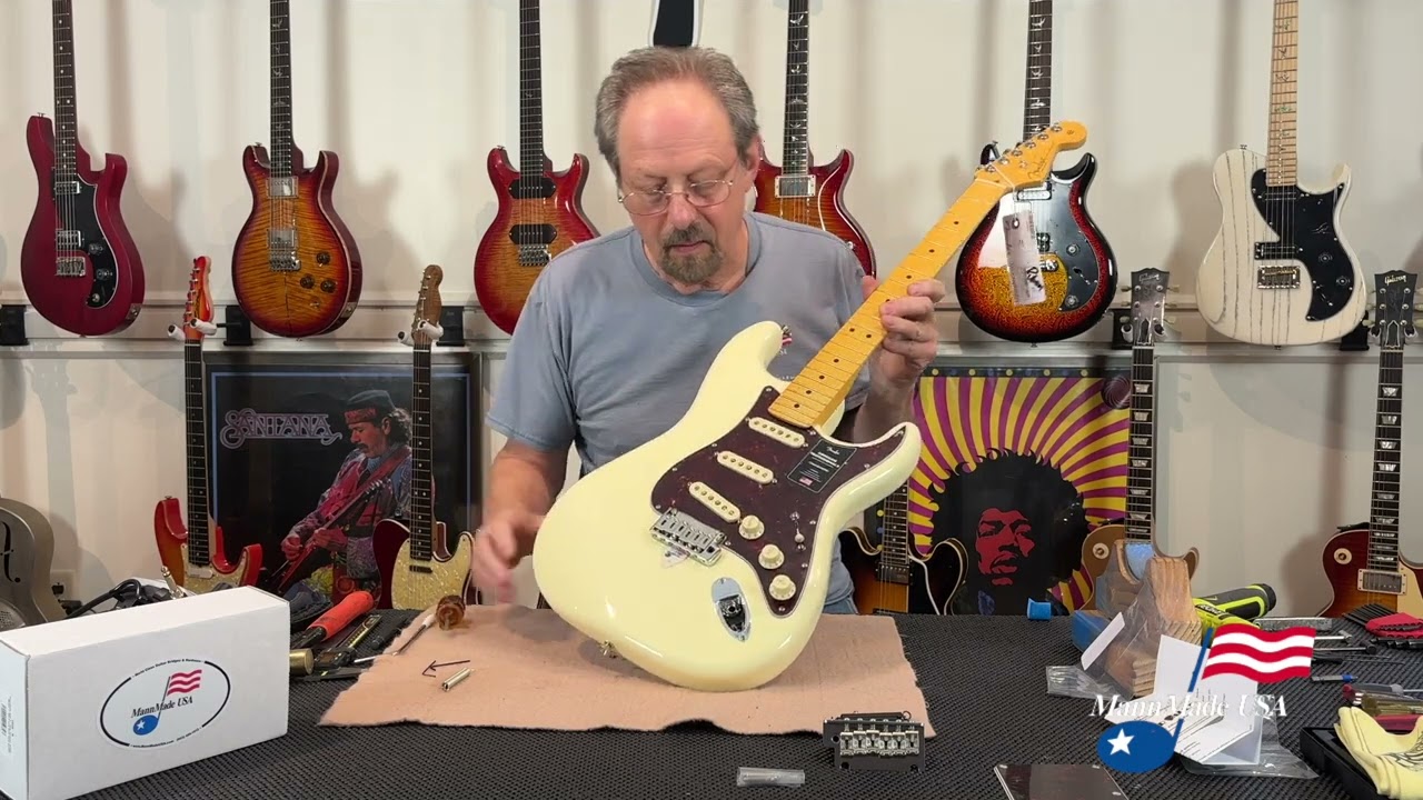 MannMade USA 2-Post Tremolo Bridge Installation Tutorial