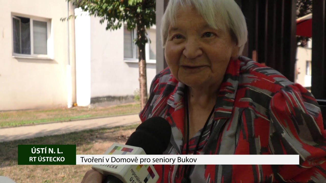 ÚSTÍ NAD LABEM: Tvoření v Domově pro seniory Bukov