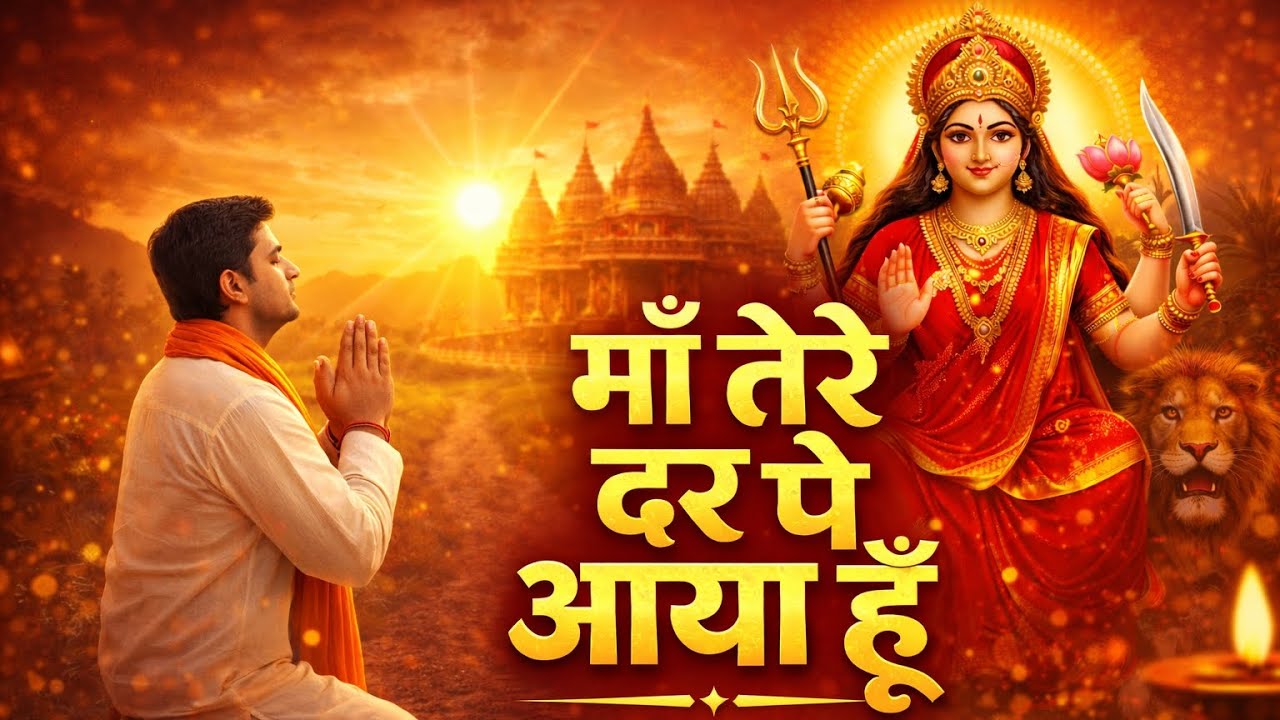 नवरात्रि स्पेशल भजन | मां तेरे दर पे आया हूं | दुर्गा मां का भक्ति भजन (Navratri special bhajan)
