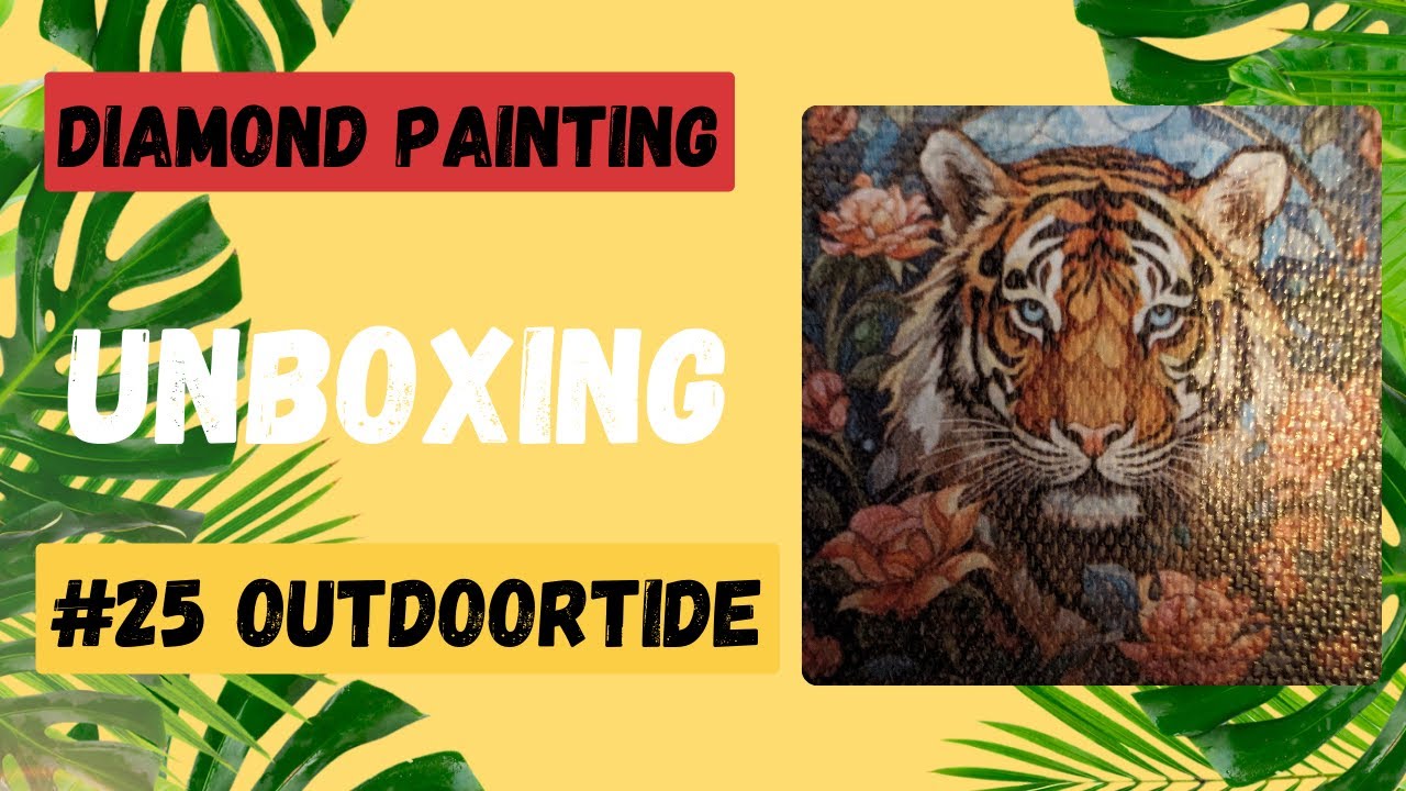 💎Diamond Painting Unboxing #25 // #outdoortide // AB-Tiger