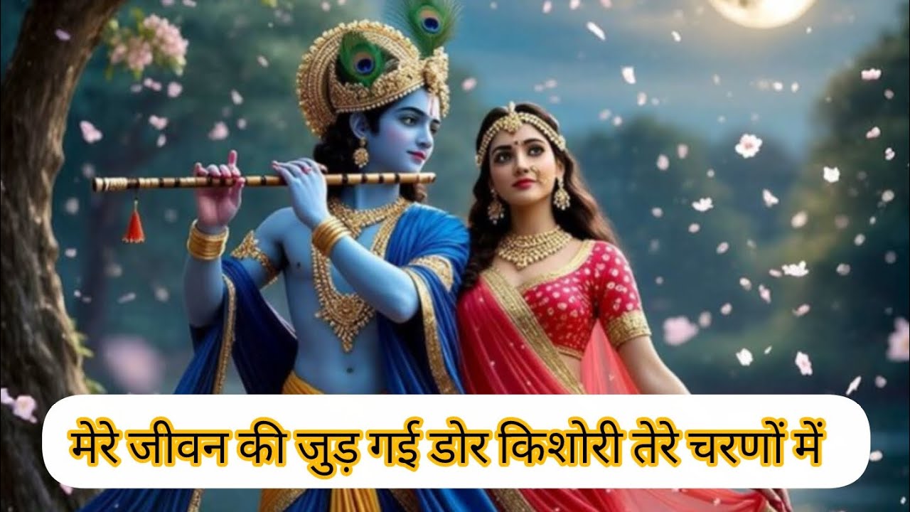 मेरे जीवन की जुड़ गई डोर किशोरी तेरे चरणों मै 