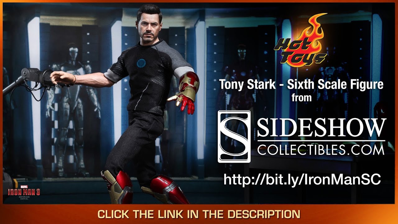 Iron Man 3 Hot Toys Tony Stark Movie Masterpiece 1/6 Scale Collectible Figure Review