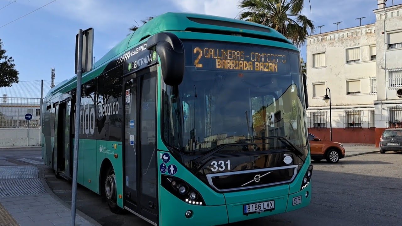 Línea 2 bus urbano de San Fernando (Gallineras - Bda. Bazán) - VOLVO 7900 Hybrid