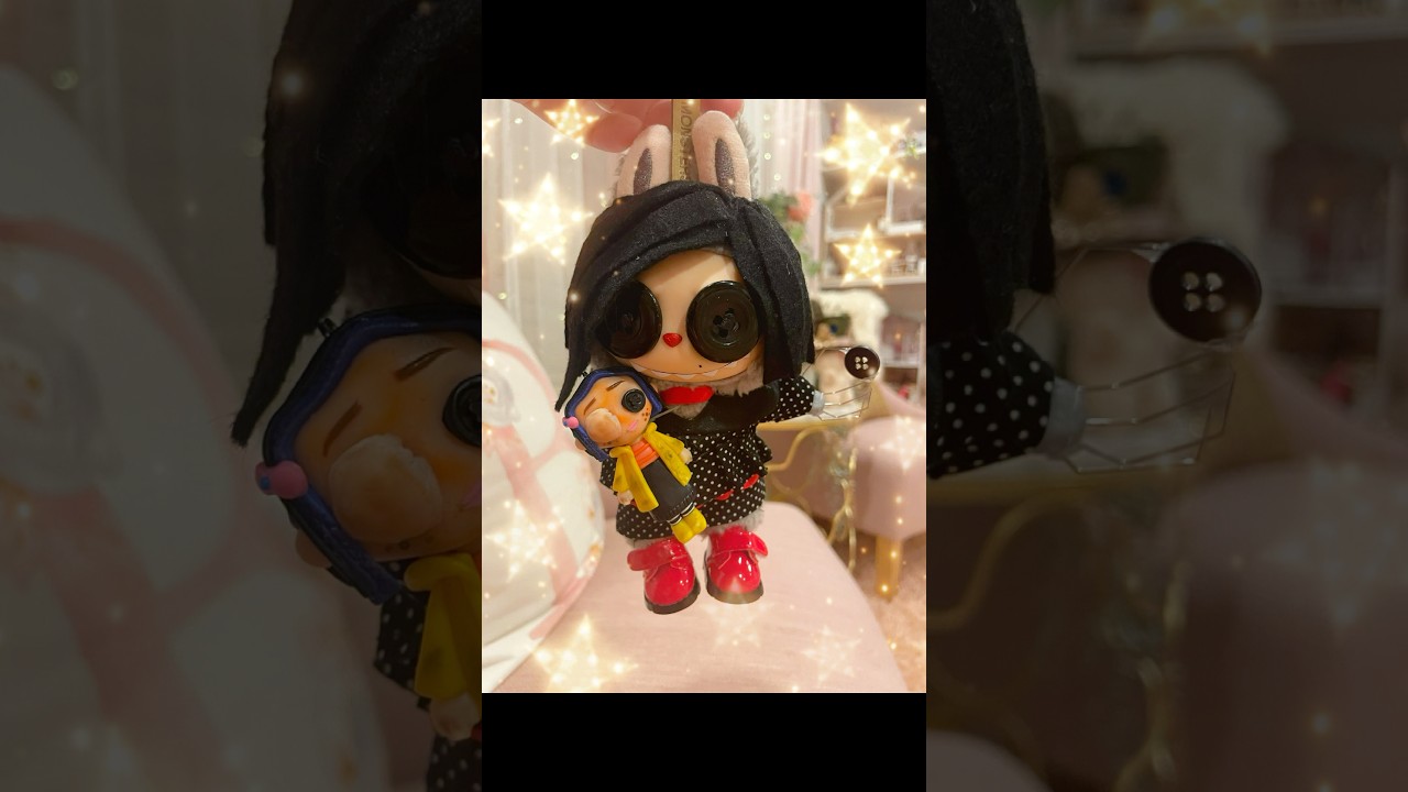 #othermother #coraline #button #labubu #popmart #custom #diy #fyp