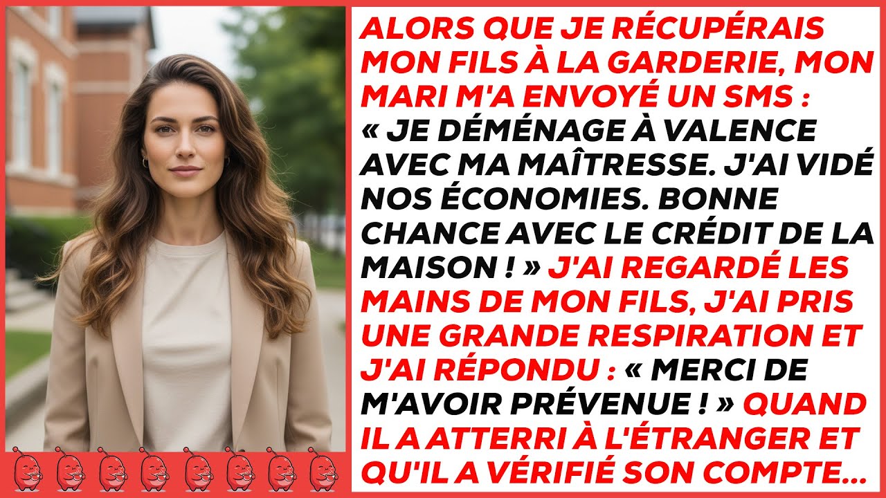 Mon mari a vidé nos économies avec sa maîtresse à Valence. Quand je suis allée chercher notre fils …
