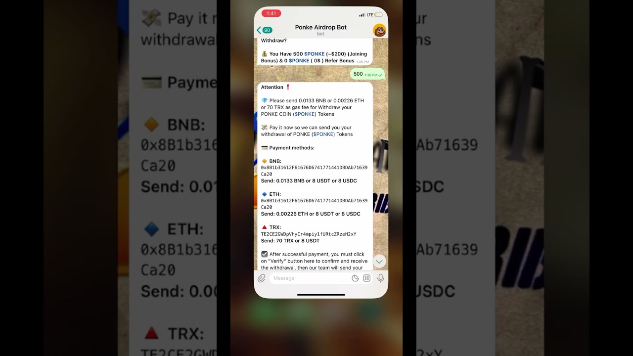 How to Identify Fake Airdrops: Ponke Airdrop Bot Scam Exposed