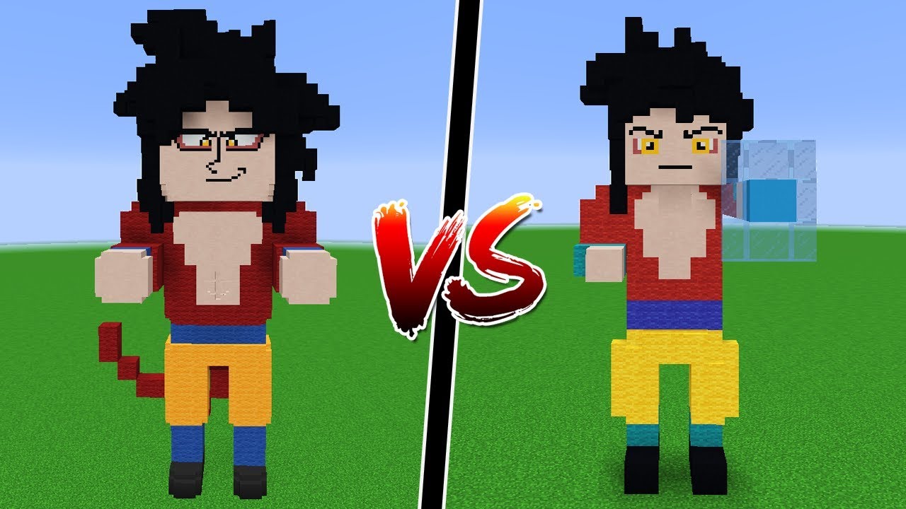 Batalha de Construção: QUEM CONSTRÓI O MELHOR GOKU SUPER SAYAJIN 4!
