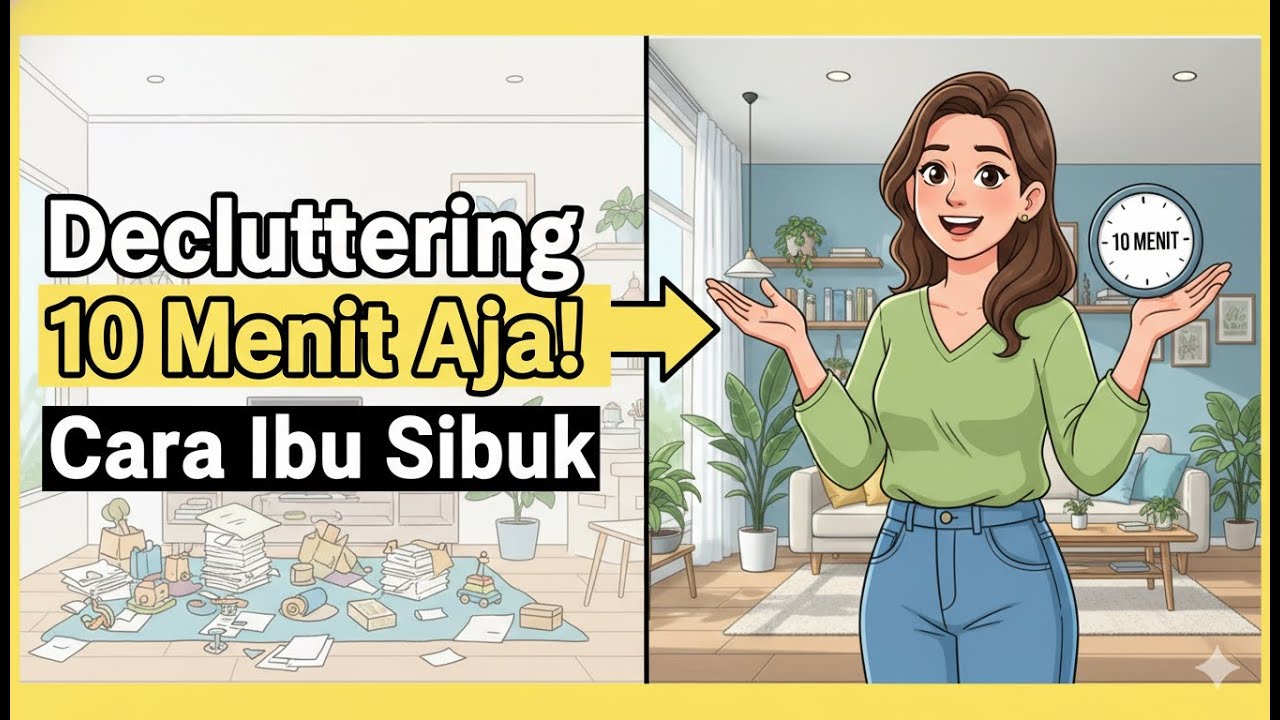 Decluttering 10 Menit Sehari: Cara Ibu Sibuk Tetap Waras