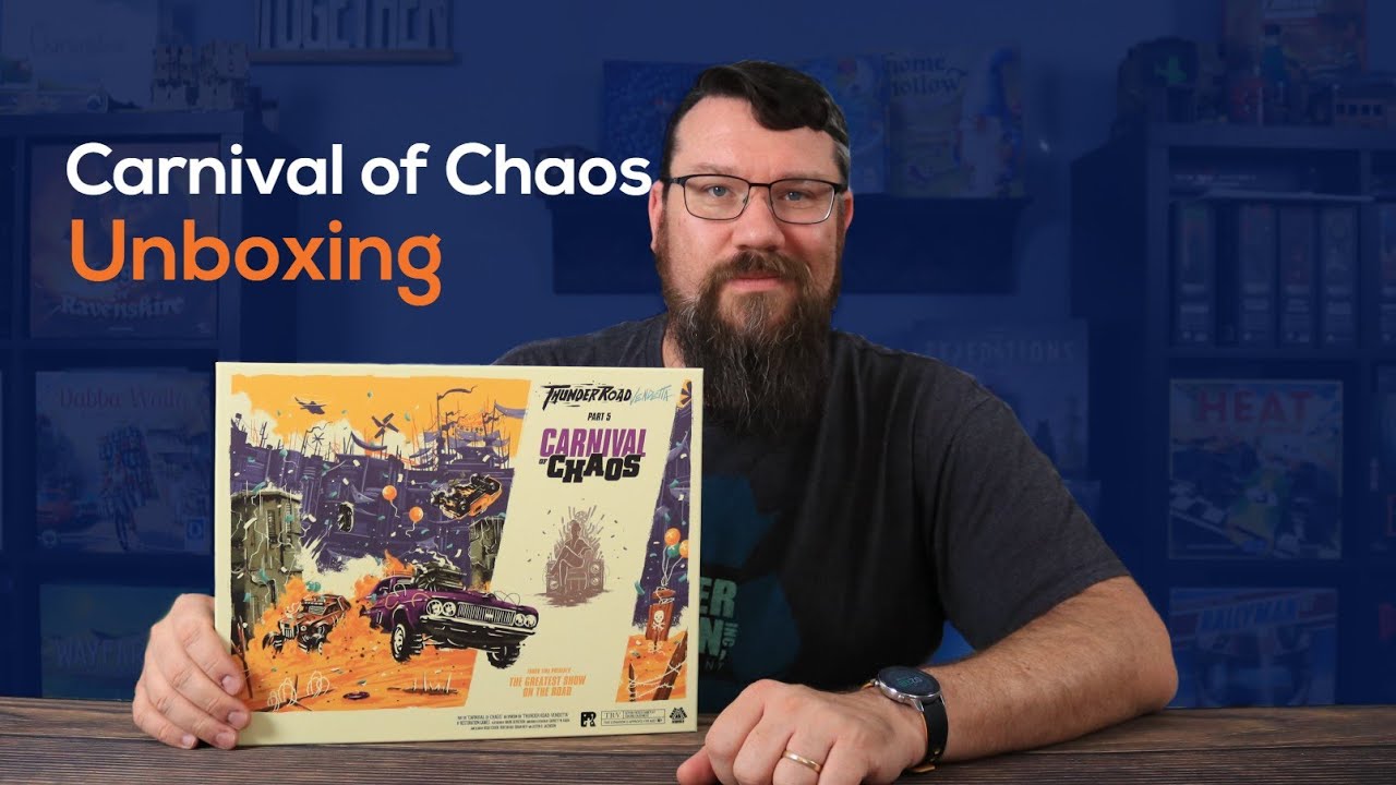 Carnival of Chaos Unboxing | Thunder Road Vendetta from Restoration Games