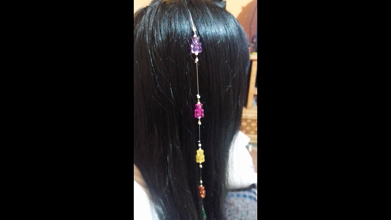 extensiónes de cristales y glitter para cabello 💎