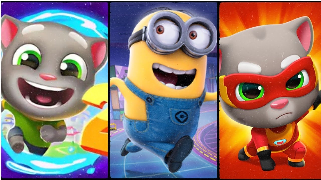 Talking Tom Gold Run vs Time Rush vs Minion Rush – Ultimate Runner Battle! 🔥 #vdrsgaming