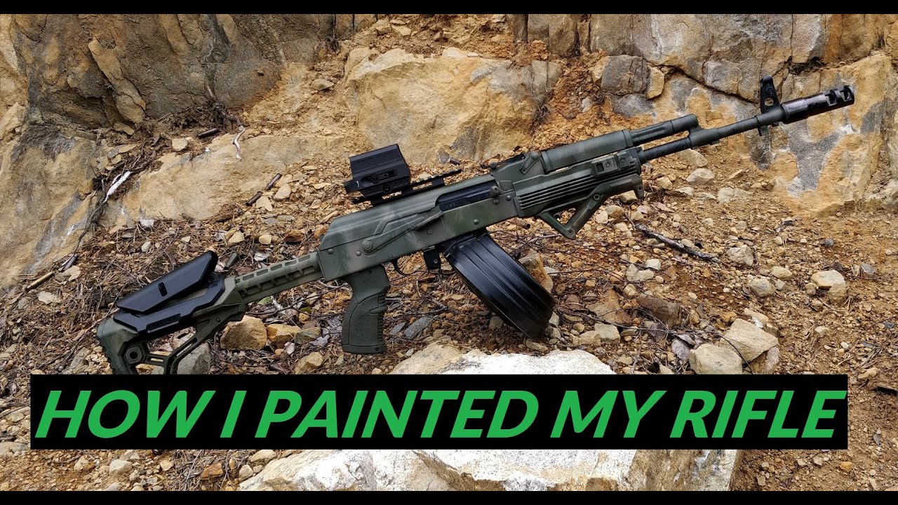How I painted my rifle! (AK / SAIGA)