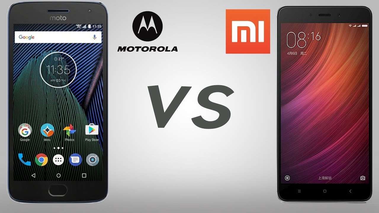 Motorola Moto G5 Plus vs Xiaomi Redmi Note 4
