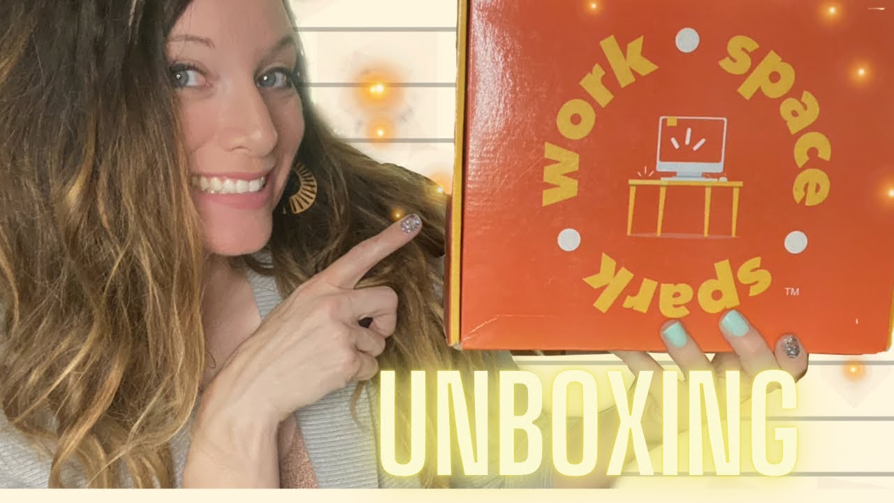 Unboxing Office Decor Box Work Space Spark: monthly subscription box