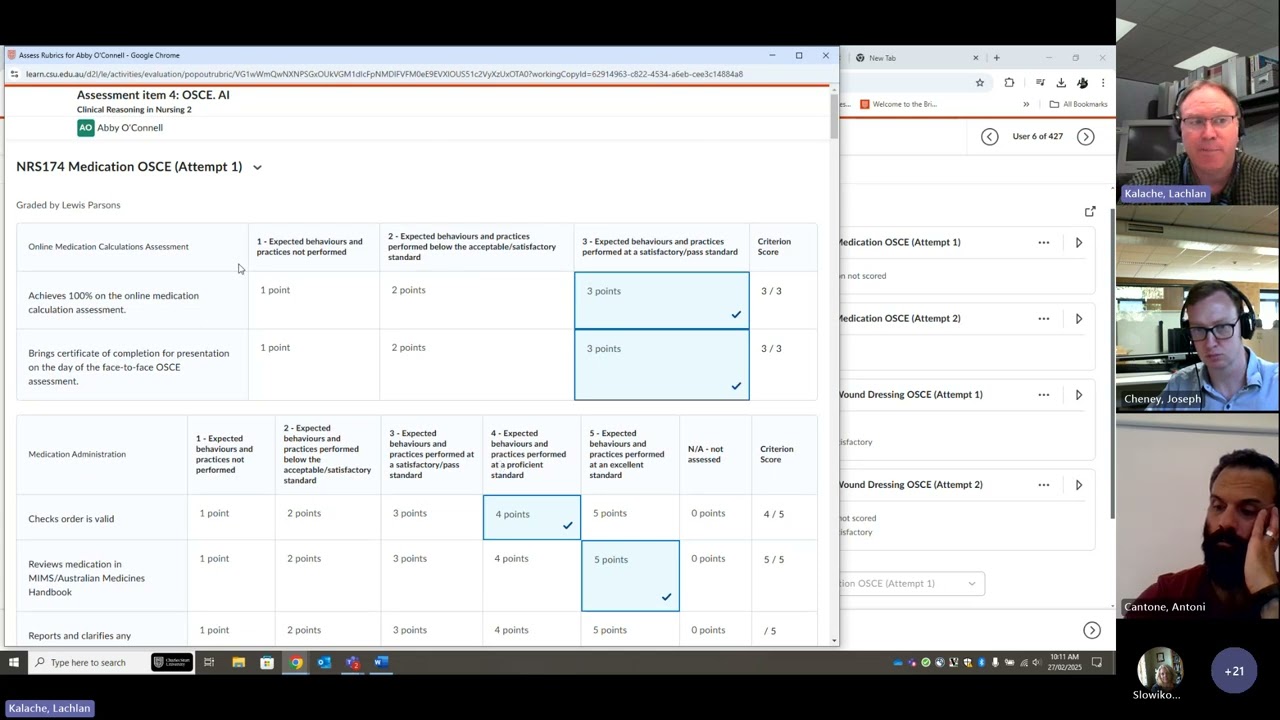 Using the Rubric tool to facilitate assessment workflows (TA 202530 PD workshop recording)