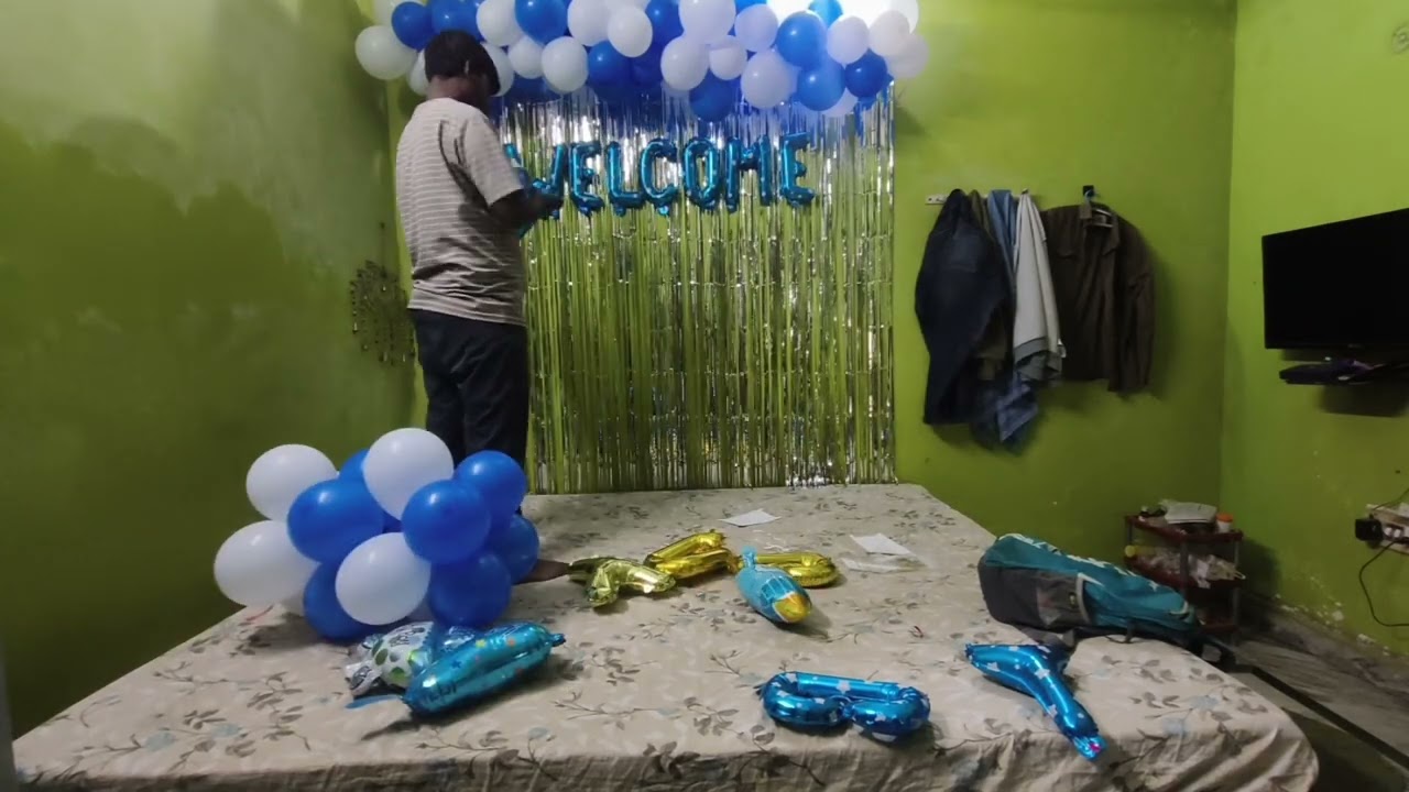 Welcome baby decoration decor by Sudheer 📞 8853511795