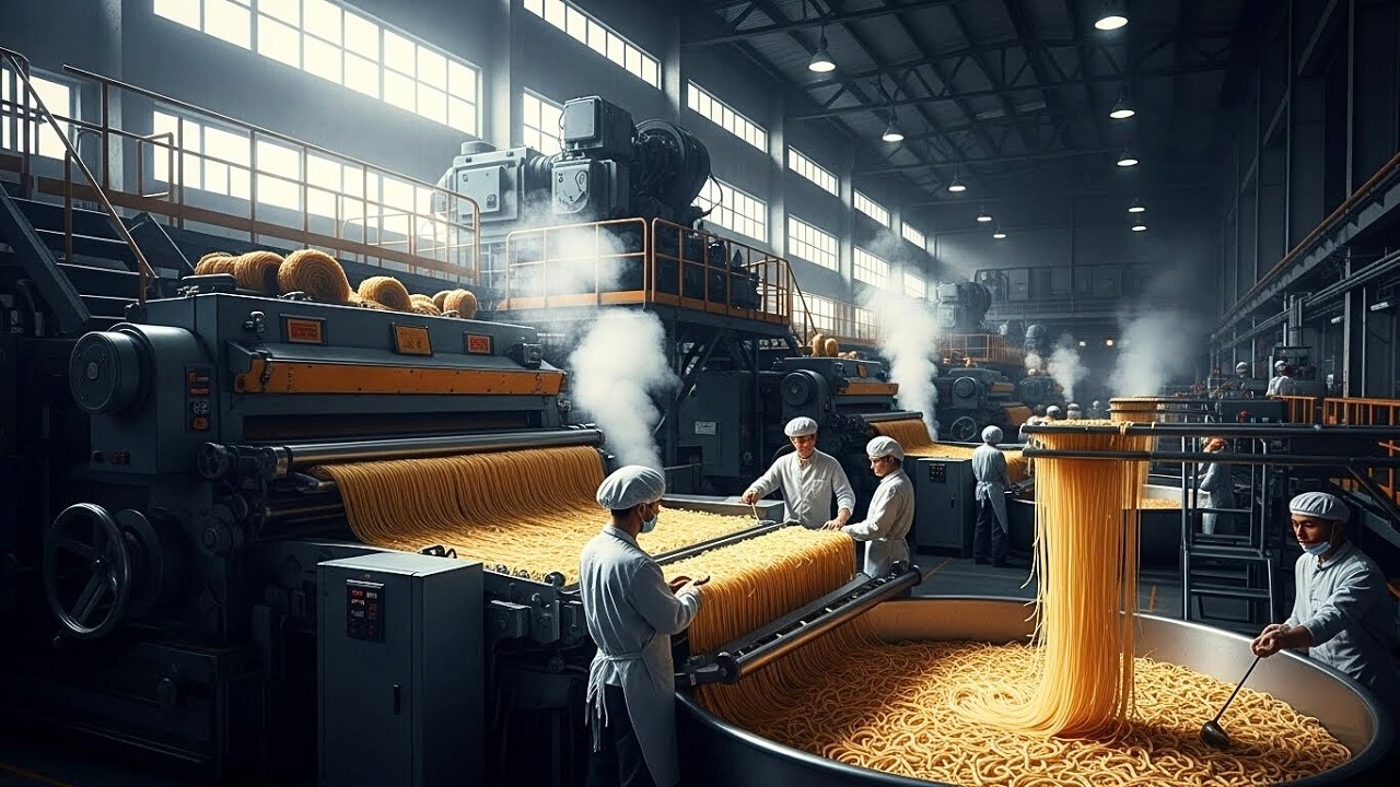 Inside the Instant Noodle Factory: How Wheat Turns Into Millions of Packets